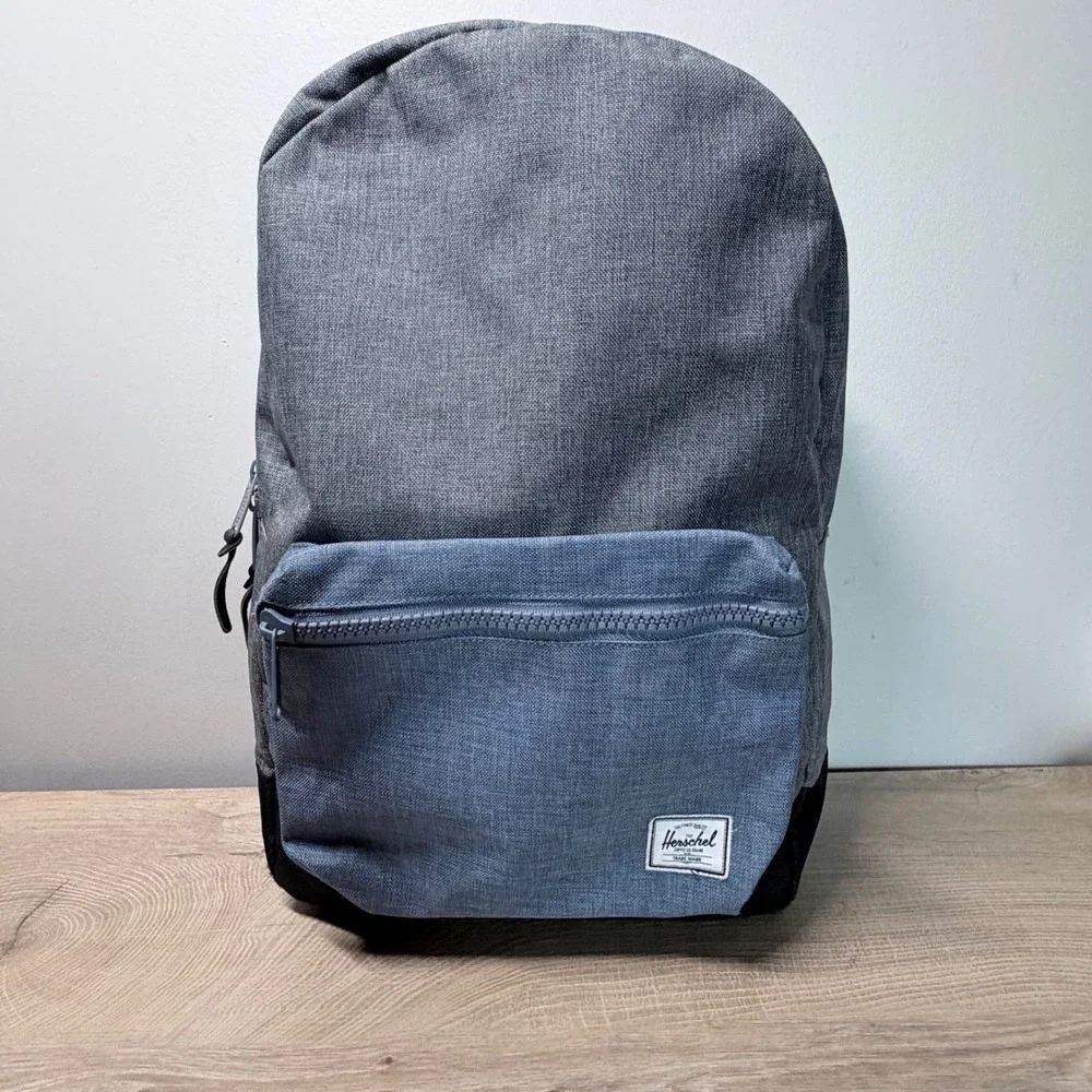Herschel Supply Co Pop Quiz Backpack Unisex Medium Grey Blue Laptop Sleeve
